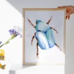 Escarabajo - Acuarela original